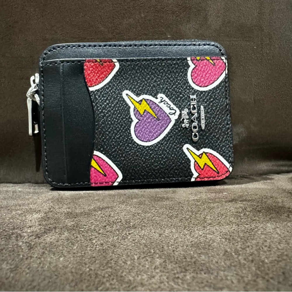 Coach Zip Card Case NWT